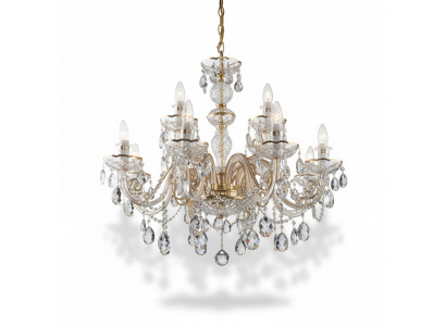 Lustre classique à plafonnier lampe luminaire Bohème éclairage cristal neuf