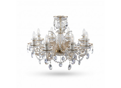Lustre classique lampe plafonnier éclairage cristal neuf Bohême
