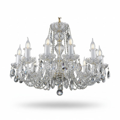 Chandelier Bougeoir Lampe de plafond Lampes en cristal Éclairage Lampe de Bohême