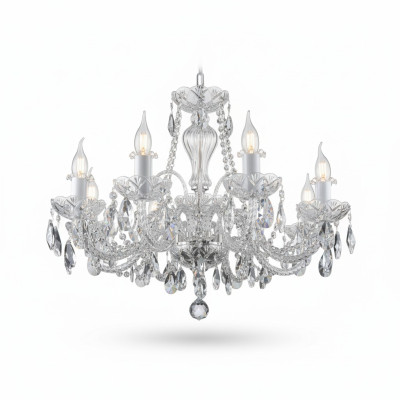 Bougeoirs à couronne Lampe Lampes Cristal Lampes Éclairage Abat-jour Bohême