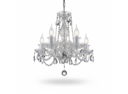 Lustre plafonnier en cristal neuf Bohème classique lampe éclairage