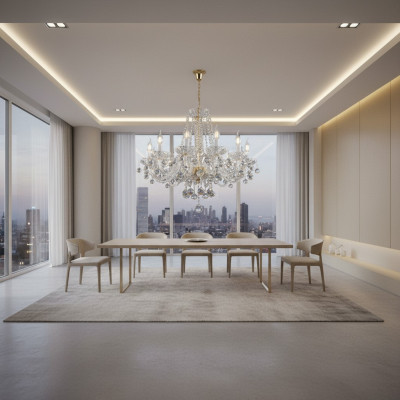 Bohemia Lustre Luxe Cristal Couvrir Lumières Lustre Fait à la Main nouveau