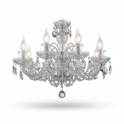 Lustre en cristal Lustre suspendu Luminaire de plafond Lampe de Bohême