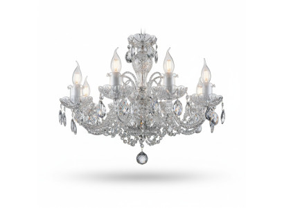 Lustre en cristal Lustre suspendu Luminaire de plafond Lampe de Bohême