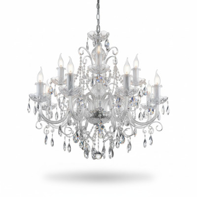 Bohemia Luxe Crystal Cover Lights Handmade Chandelier Nouveau