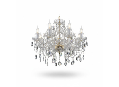 Noble Lampe de design avec des pierres de cristal Chandelier Bougeoirs Lampes Plafonniers