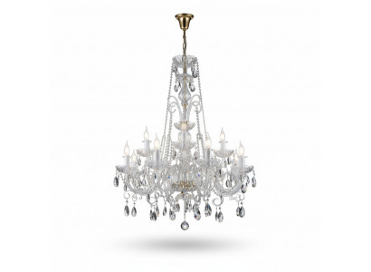 Lustre classique plafonnier lampe éclairage cristal neuf bohémien.