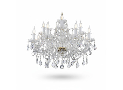 Plafonnier classique en cristal lumineux nouvelle lampe chandelier de Bohême