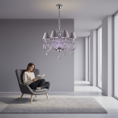 Couverture Bohême Lustre Moderne Lampe Lampe Lumineuse Bougeoir en Cristal Neuf