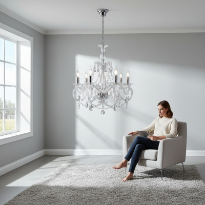 Lustre style ancien classique Plafonnier Lustre Luminaire Lampe