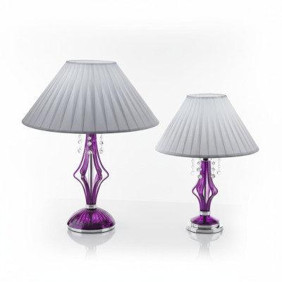 Lampe en cristal Lampe de bureau Table Elite Bohême Pied Table de chevet nouveau