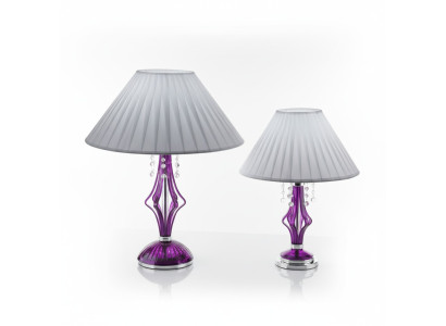 Lampe en cristal Lampe de bureau Table Elite Bohême Pied Table de chevet nouveau