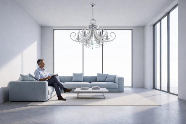 Lustre de Bohême éclairage plafonnier Plafonnier Salon nouveau