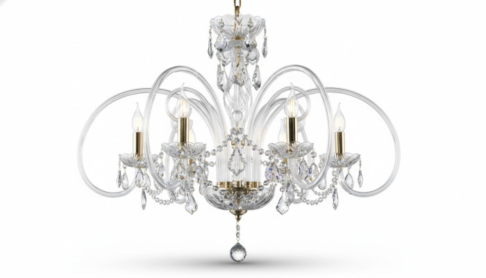 Lustre en cristal Lampe Plafonnier Boîte de pendaison Boîte de crystal Chandelier