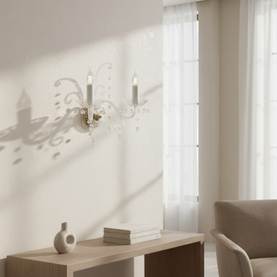 Bohemia Wall Lampe Applique murale Lustre Lampes en cristal