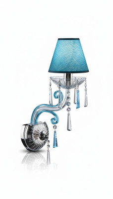 Bois de Bohême Applique murale bleu Lustre Lampe Lampe Monde Applique murale Lampes