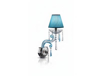 Bois de Bohême Applique murale bleu Lustre Lampe Lampe Monde Applique murale Lampes