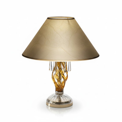 Lampe en cristal Lampe de bureau Table Elite Bohême Pied Table de chevet nouveau