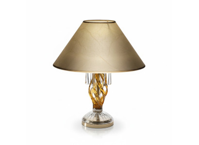 Lampe en cristal Lampe de bureau Table Elite Bohême Pied Table de chevet nouveau