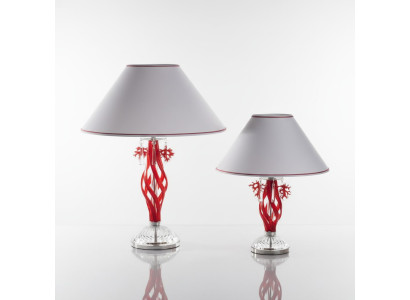 Lampes de table rouges Lampada da tavolo Lampade Cristallo Moderne