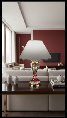 Lampes de table classiques, lampadaires, lampes, lampes en cristal, nouvelles