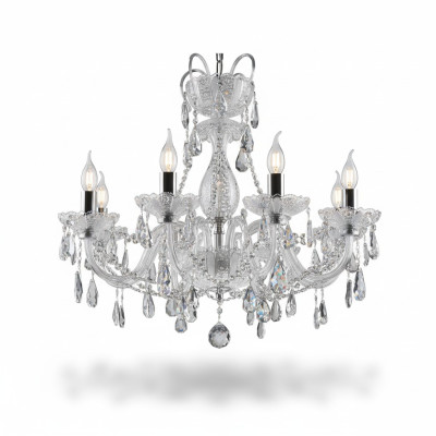 Lustre en cristal Lumière de plafond lampe suspendue lumière Ampoule de Bohême