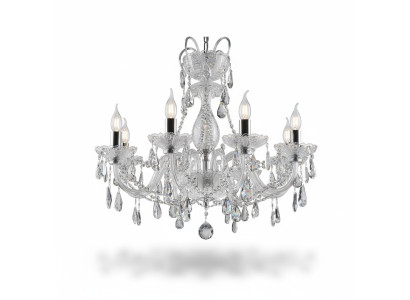 Lustre en cristal Lumière de plafond lampe suspendue lumière Ampoule de Bohême
