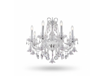 Lustre en cristal Lampe suspendue plafonnier lumière Lampe de Bohême