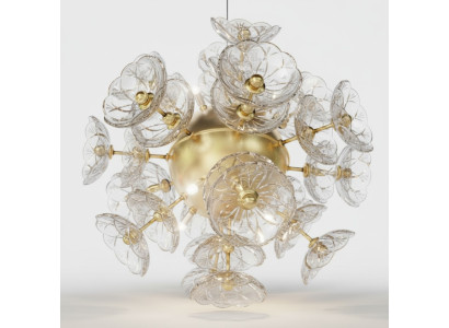 Plafonnier luminaire Plafonnier Lustre Elite Bohême Fleur Neuf