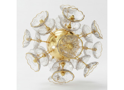 Luminaire suspendu en cristal de Bohême Lustre Luminaire Lampe Plafonnier