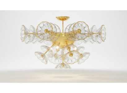 Lustre design Bohème lampe or cristal lampe luminaires plafond