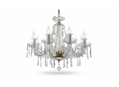Lustre en cristal lumineux suspendu Lumière au plafond Lumière de plafond Bohême