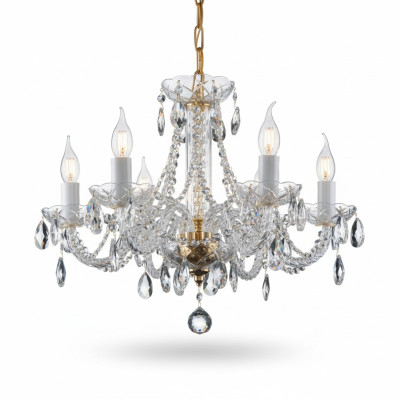 XXL Grand Lustre d'hôtel SAll s Lampes Couverture en Cristal Lumières Couronne Lampe