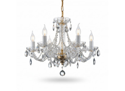 XXL Grand Lustre d'hôtel SAll s Lampes Couverture en Cristal Lumières Couronne Lampe