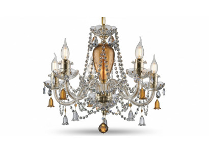 Lustre en cristal Lampe suspendue Plafonnier Lampe de Bohême