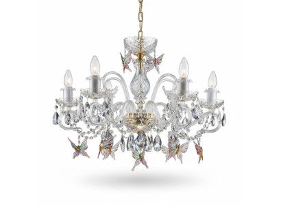Lustre de design Bohême or lampe en cristal lampes luminaires plafonnier.