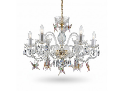 Lustre de design Bohême or lampe en cristal lampes luminaires plafonnier.
