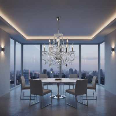 Lampe suspendue Lampes Lustre Lampe Luminaires Plafonnier Lustre Bohème Cristal