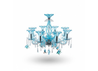 Lustre en cristal, luminaire suspendu, plafonnier, lampe de Bohême
