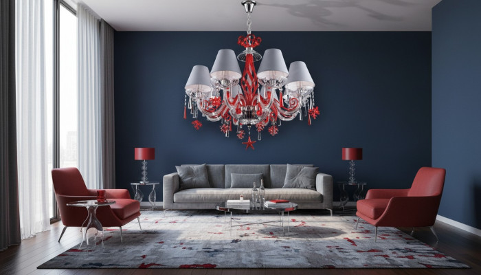 Lustre Lampe en cristal Lampe suspendue Bohême Plafonnier