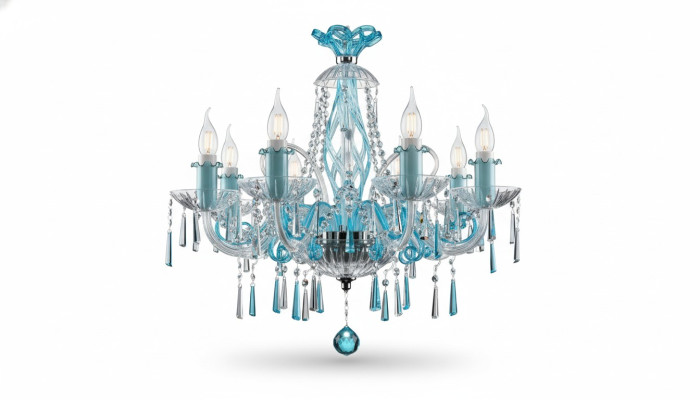 Bohemia Lustre Suspendue Plafond Chandelier Lampe Cristal Lampes Lumières
