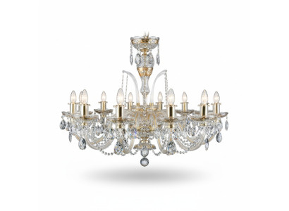 Lustre en cristal de Bohême Abat-jour Lampe couverture Lustre Lumière Lampe
