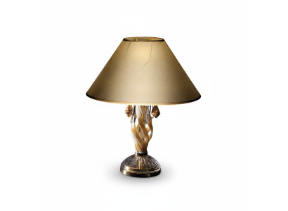 Lampe de table ancienne avec cristal