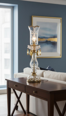 Lampe de table Style antique Lampe de table Luminaire Lampes Lumières en cristal Lustre