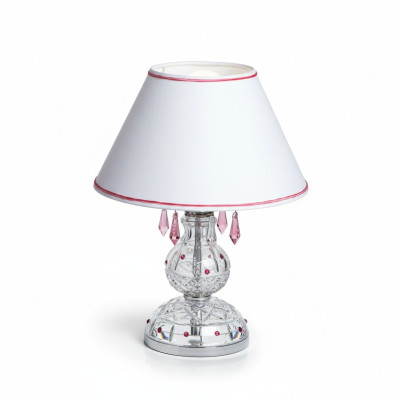 Lampe de table de style antique Lampe à couronne Lampes en cristal Lumières Éclairage