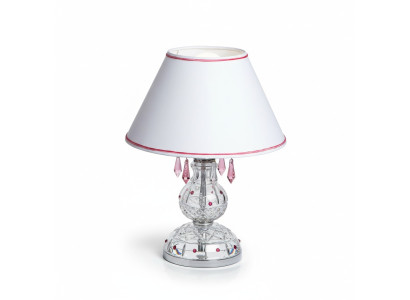 Lampe de table de style antique Lampe à couronne Lampes en cristal Lumières Éclairage