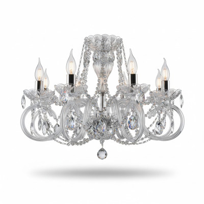 Lustre Lampes Lampes Lumières en Cristal Bohême Couvercle