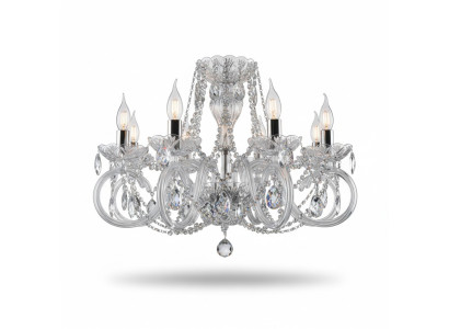 Lustre Lampes Lampes Lumières en Cristal Bohême Couvercle