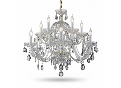 Bohemia Lustre Cristal Chandelier Lampe Luminaire Plafonnier Suspension