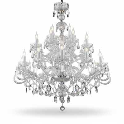 Cristal - Lampe lustre suspendue Lampe de plafond de Bohême